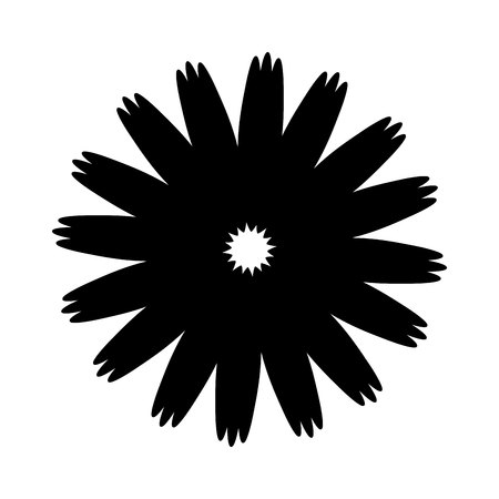 cute flower nature icon vector illustration designのイラスト素材