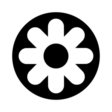 cute flower nature icon vector illustration designのイラスト素材