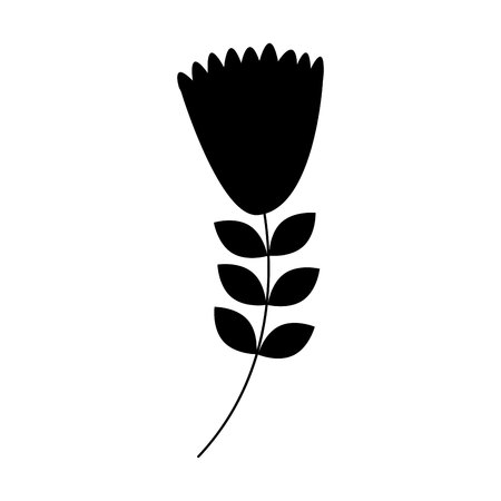 cute flower nature icon vector illustration designのイラスト素材