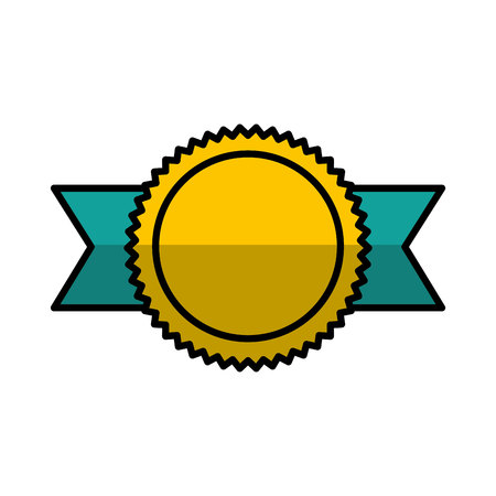 medal price award icon vector illustration designのイラスト素材