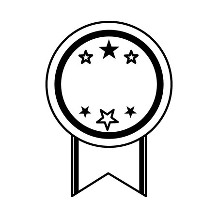 medal price award icon vector illustration designのイラスト素材