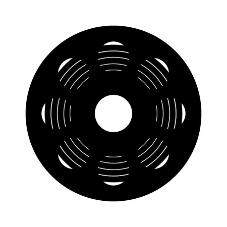 reel tape record isolated icon vector illustration designのイラスト素材