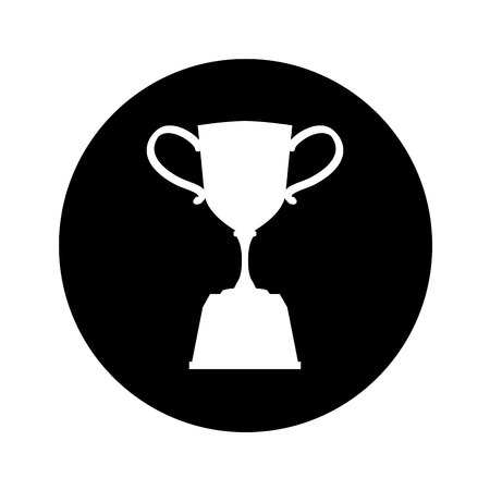 trophy award isolated icon vector illustration designのイラスト素材