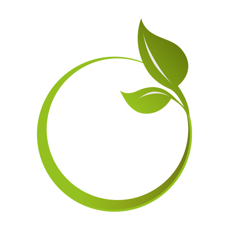 leafs plant ecology symbol vector illustration designのイラスト素材