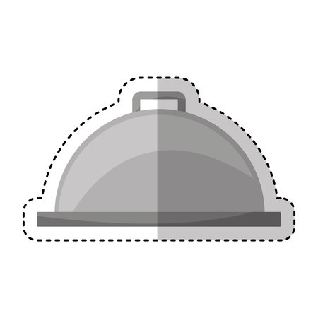 tray server isolated icon vector illustration designのイラスト素材