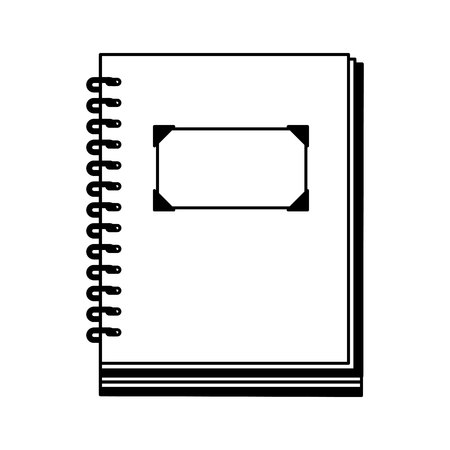 note book isolated icon vector illustration designのイラスト素材