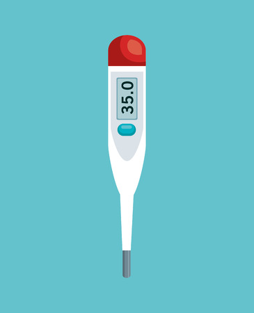 thermometer medical isolated icon vector illustration designのイラスト素材
