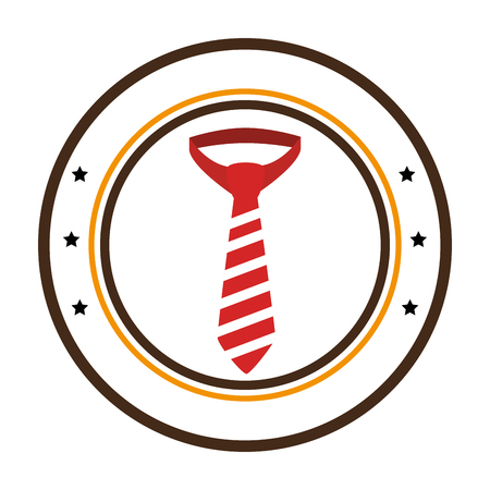 tie hipster style icon vector illustration designのイラスト素材