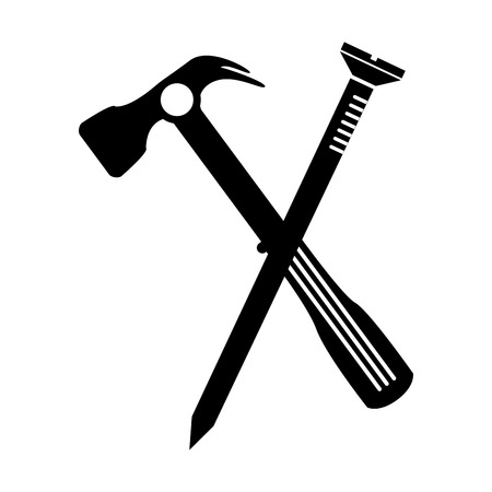 construction tools equipment icon vector illustration designのイラスト素材