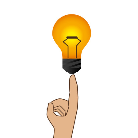 bulb light education icon vector illustration designのイラスト素材