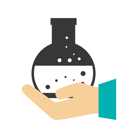 tube test glass isolated icon vector illustration designのイラスト素材