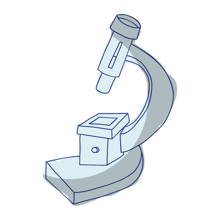 microscope device isolated icon vector illustration designのイラスト素材