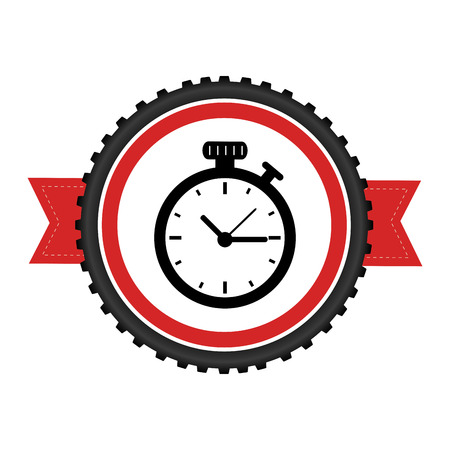 chronometer watch isolated icon vector illustration designのイラスト素材