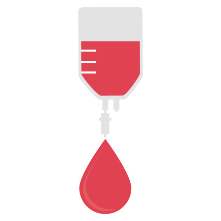 blood bag donation icon vector illustration designのイラスト素材
