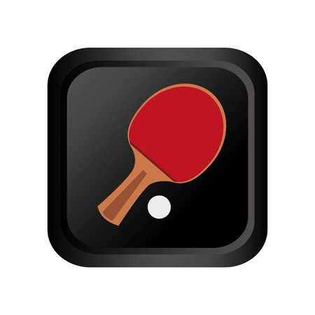 Table tennis sport emblem vector illustration designのイラスト素材