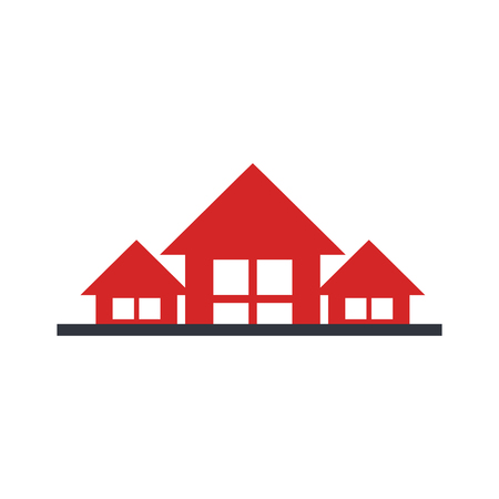 real estate house icon vector illustration designのイラスト素材