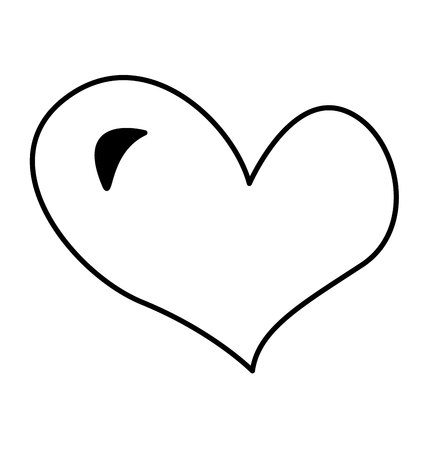 heart love card icon vector illustration designのイラスト素材