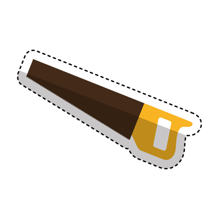 handsaw tool isolated icon illustration design.のイラスト素材