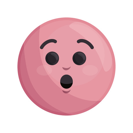 face emoticon character icon vector illustration designのイラスト素材