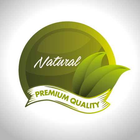 seal natural product guaranteed vector illustration designのイラスト素材