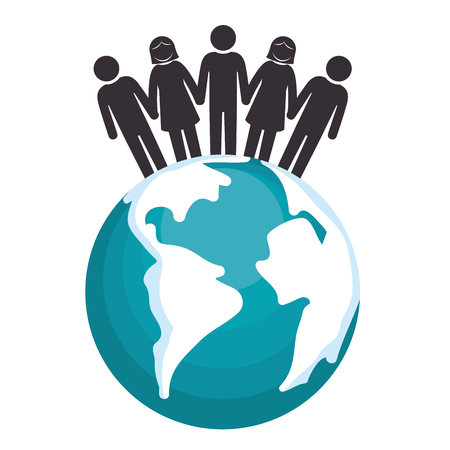 person group think people vector illustration designのイラスト素材