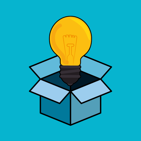 bulb light big idea concept vector illustration designのイラスト素材