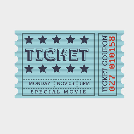 cinema ticket entrance icon vector illustration designのイラスト素材