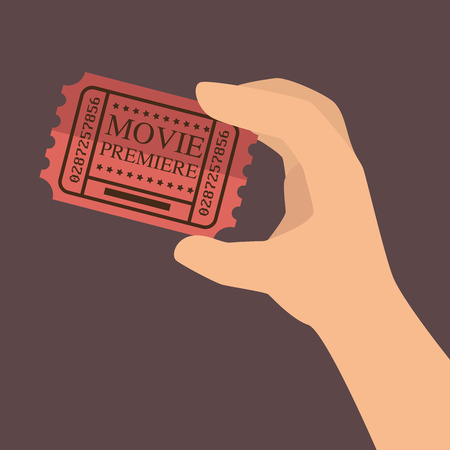 cinema ticket entrance icon vector illustration designのイラスト素材