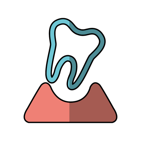 dental healthcare isolated icon vector illustration designのイラスト素材