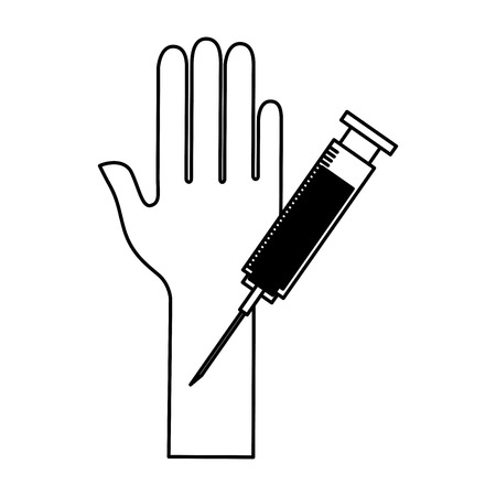blood donation syringe icon vector illustration designのイラスト素材