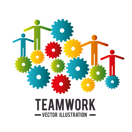 teamwork people company icon vector illustration designのイラスト素材
