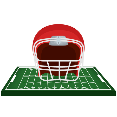 american football helmet icon vector illustration designのイラスト素材
