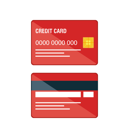 credit card electronic commerce vector illustration designのイラスト素材