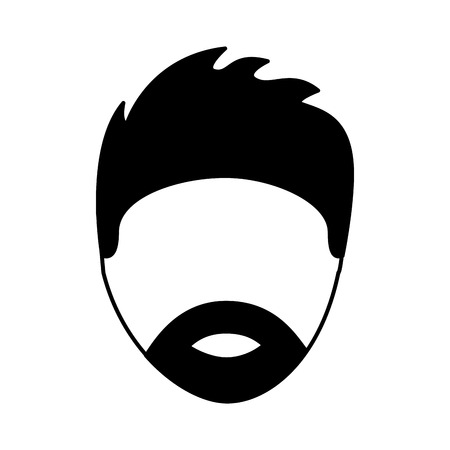 young man avatar character vector illustration designのイラスト素材