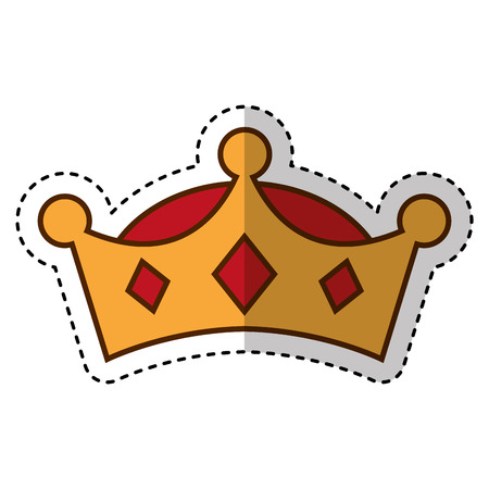 wise man crown character vector illustration designのイラスト素材