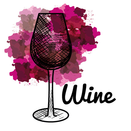 Best wine cup icon illustration design.のイラスト素材