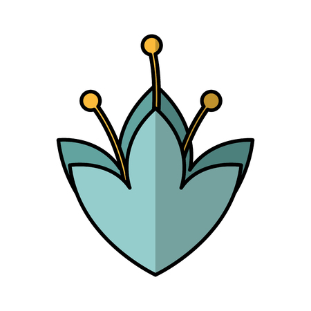 cute flower isolated icon vector illustration designのイラスト素材