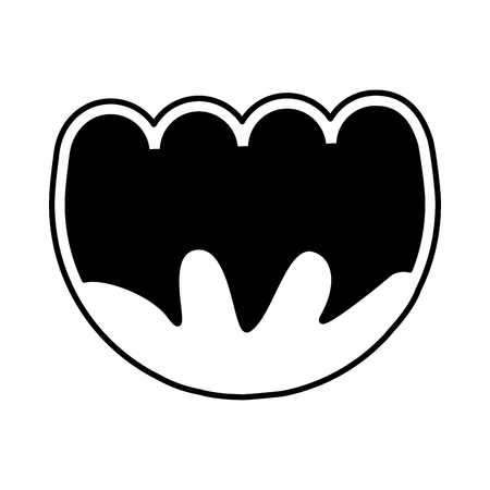 cute flower isolated icon vector illustration designのイラスト素材