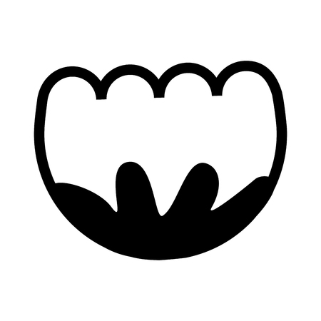 cute flower isolated icon vector illustration designのイラスト素材