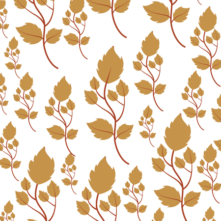 cute flower garden decorative pattern vector illustration designのイラスト素材