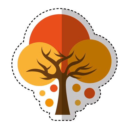 tree plant ecology symbol vector illustration designのイラスト素材