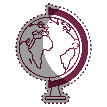 world planet school supply vector illustration designのイラスト素材