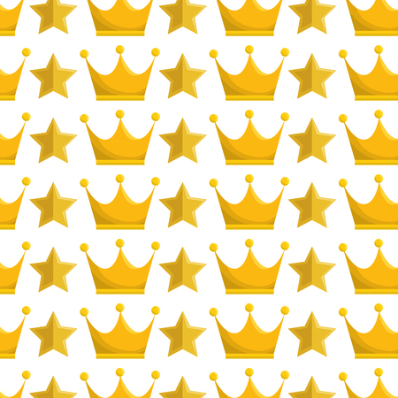 crown queen gold icon vector illustration designのイラスト素材
