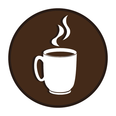 coffee cup drink isolated icon vector illustration designのイラスト素材