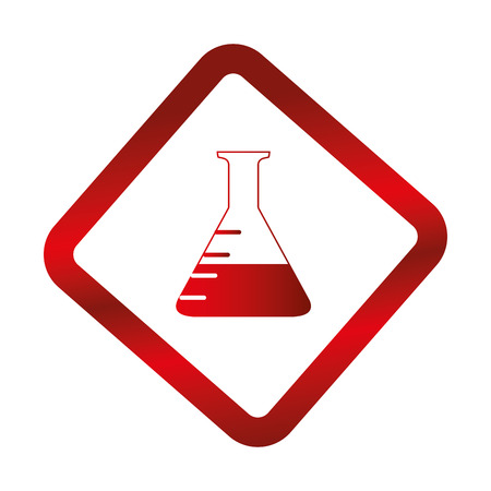 tube test glass isolated icon vector illustration designのイラスト素材