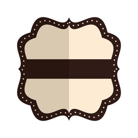 elegant frame emblem icon vector illustration designのイラスト素材