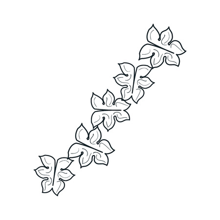 best wine frame with leafs vector illustration designのイラスト素材