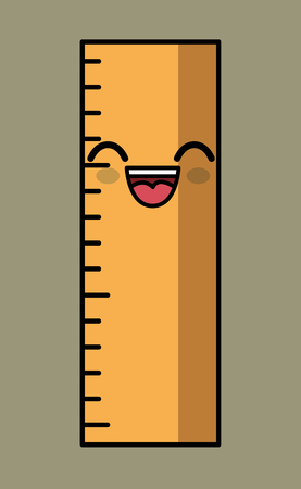 rule comic character icon vector illustration designのイラスト素材