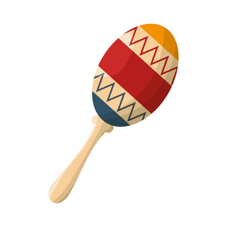 maracas instrument isolated icon vector illustration designのイラスト素材