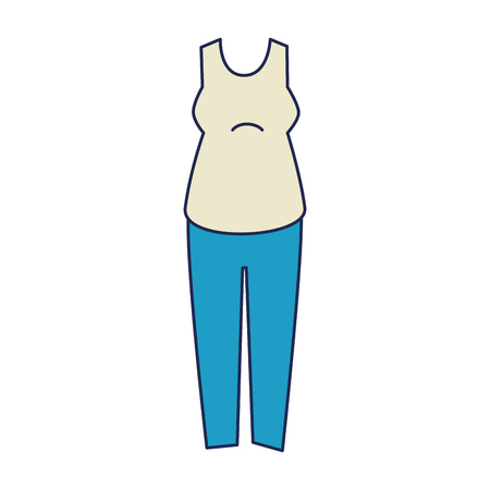 woman dress casual icon vector illustration designのイラスト素材